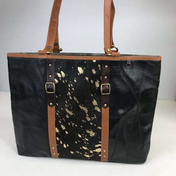 Vaan Nash Rawhide Tote NWT